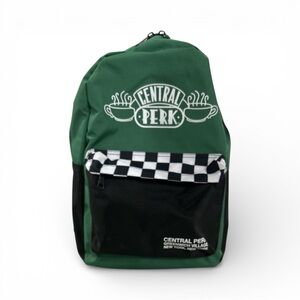 FRIENDS TV Show Central Perk Green Checker Mixblock Backpack